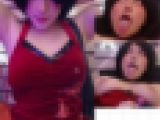 コスプレでアヘ顔しながらオナニーを披露する美女たち009