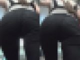 大人のピタ尻9＊巨尻に黒パンを食い込ませ街を歩くセクシーお姉さん