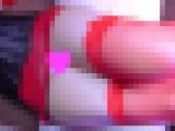【個人撮影ベッド】寝そべり観察ボディコン＆うさぎちゃんTバック
