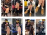 16分の脚フェチ609 電車内で対面で接写！脚を組む5名の美人お姉さんのエロ過ぎる生脚・パンスァ＂脚