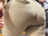 歩行記録0150「丸みのあるむっちりヒップを追跡」(3名)