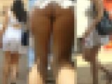 【フルHD】思いっきり階段でパンチラの２人