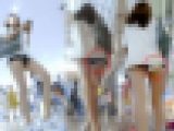 【痴女現る】長拭＂脚ギャルの鬼はみパンを逆さ鳥