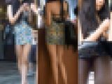 【短けぇ〜！！パンチラすれすれ無防備なミニスカギャルを盗撮！】