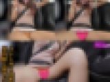 スレンダー美形ギャルを車内隠し撮りパンチラ（2）顔出しあり