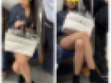 対面からのド迫力な裏太ももに馬並みの興奮度MAX ギャル系お姉さんのショーパンパンスァ＂脚