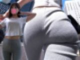 【ピタパンが大好き】魅惑のお尻じわべっぴん☆歩行中にまき散らすエロフェロモンだだ漏れ中！