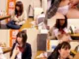 悪徳店長に捕まった女学生達が中出し性教育される54