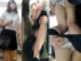 天然ゆるカワ服女子にさわさわ。必死に耐えながらも喘ぎヒク付く体に非情な仕打ち編