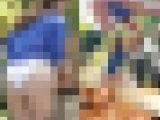 スレンダー美尻の友達の彼女にホットパンツ姿で誘惑され…我慢できずプリケツ鷲づかみ・野外駐車場でフェラ・揺れるケツ堪能し勢いのまま