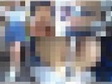 【布面積極小パンツ】極上スレンダーGカップ巨乳Kちゃんの激エロパンツを粘着撮り
