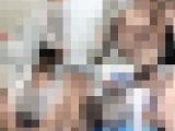 黒スァ＂脚の新人OLにローション塗り込み倉庫セクハラ…男3人で美脚を撫で回し舐め回し過剰セクハラで連続中出し