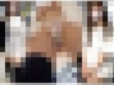 【ノーブラ爆乳美女】スケTバックぶるるん爆乳美女が全開放!!丸見え乳首＆アナルくぱぁ〜で理性崩壊必至!!