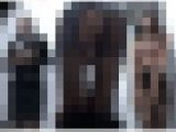 【黒パンストOLの試着室】スレンダーボディぁ＂乳ちっぱいがたまらない