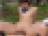 ◆素人投稿動画 画面拡大/画質向上版 秋葉原で見つけたアイドルになりたいかわいいパイパン女子大生を公園で露出させて野外ハメ 【P