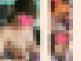 車内で露出デート☆昼間からおっぱい丸見えで羞恥プレイ