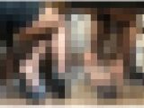 働くOL受付嬢のパンスト足事情…パンプス脱ぎ黒パンストの足裏つま先