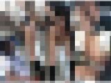 XX娘パンツずり下げ尻のワレメまで晒される突発痴●行為編