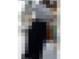 弾けるように爆乳が揺れる美人OL様