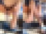 ナチュラルパンストの美脚女子…パンプス脱ぎつま先足裏露出