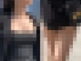 【音あり高画質】驚愕のノーブラ突起とハミ尻さん