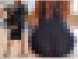 【音あり高画質】透け尻透けパンに巨乳！パンツの輪郭と形が浮き出てます