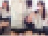 電車内パンチラ動画透けブラ服女学のエロい対面パンチラ動画
